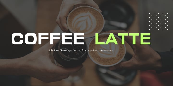 Coffee Serif bundle Font Poster 3