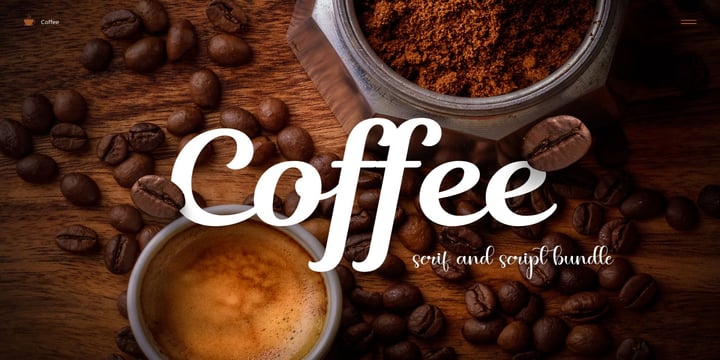 Coffee Serif bundle