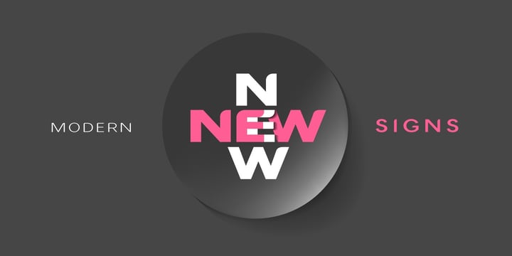 Modern Width Bundle Font Poster 3