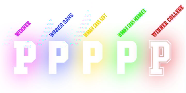 Mega Winner 2 Font Poster 2