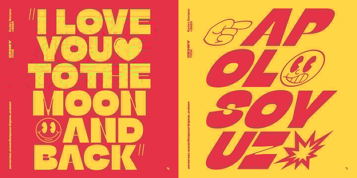 Sans Serif Bundle by Cuchi Font Poster 6