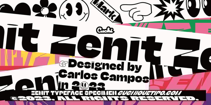 Sans Serif Bundle by Cuchi Font Poster 5