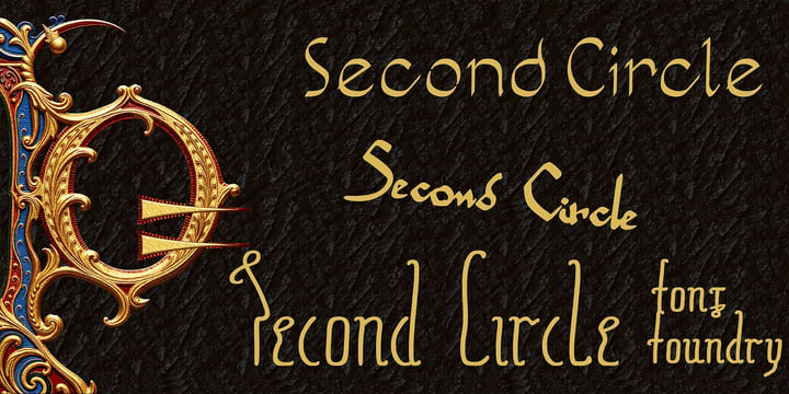 For Scribes Only Font Poster 2