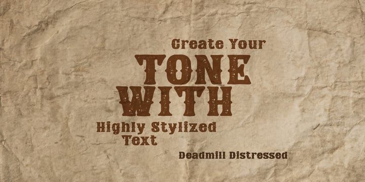 Rustic Western Heritage Font Duo Font Poster 6