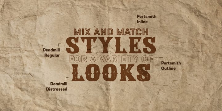 Rustic Western Heritage Font Duo Font Poster 2