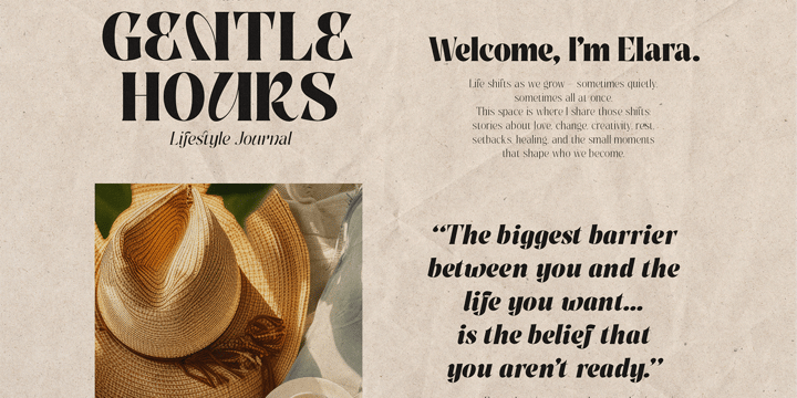 Golden Tales Serif Collection Font Poster 13