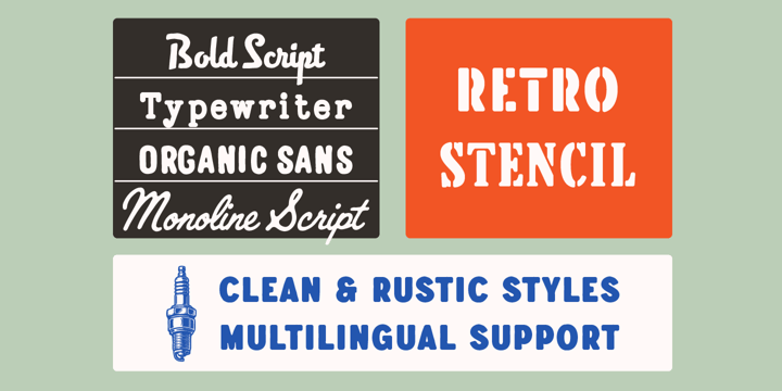Garage Legends Font Bundle Font Poster 5