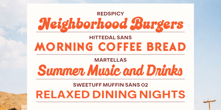 Retro Food Branding Font Bundle Font Poster 9