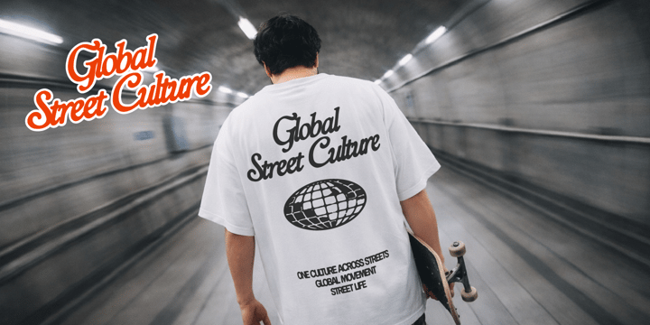Authentic Streetwear Font Bundle Font Poster 2