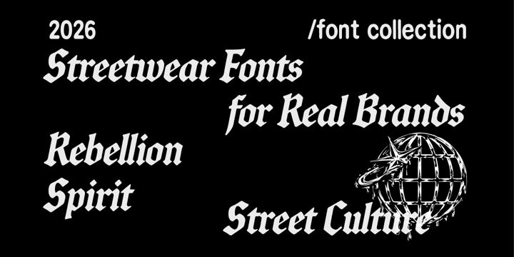 Authentic Streetwear Font Bundle Font Poster 3