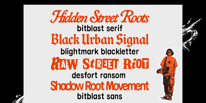 Authentic Streetwear Font Bundle Font Poster 9