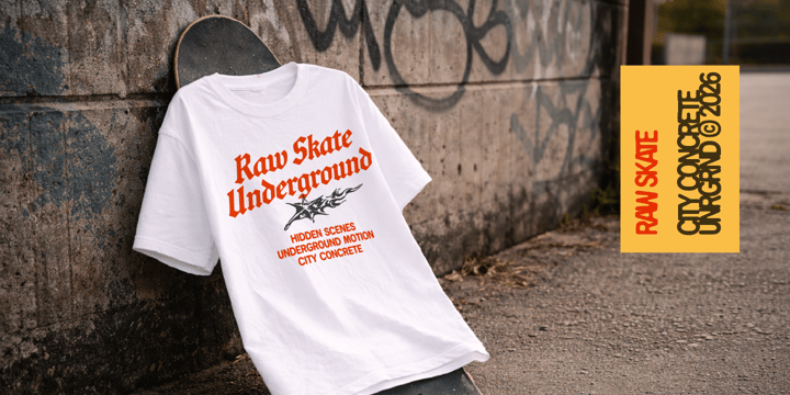 Authentic Streetwear Font Bundle Font Poster 6