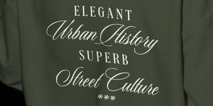 T Shirt Script Bundle Font Poster 5