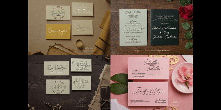 The Aesthetic Swash Box 12 Script Font Bundle Font Poster 10