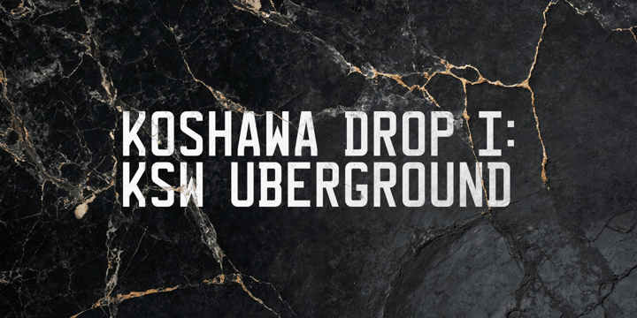 KSW Uberground Font Poster 1