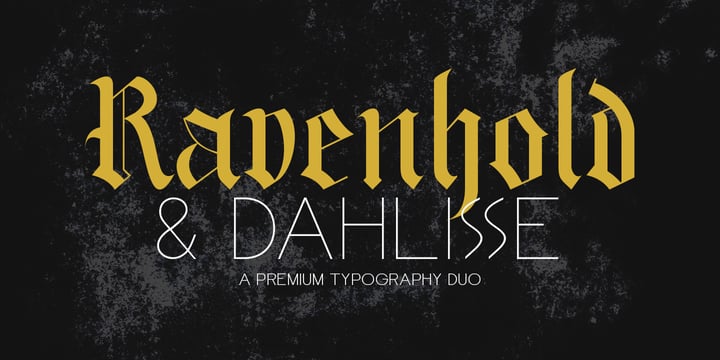Font Duo Font Poster 1