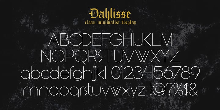 Font Duo Font Poster 3