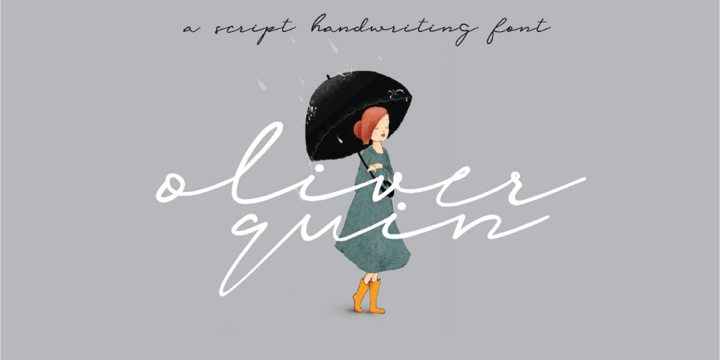 August Script Bundle Font Poster 5