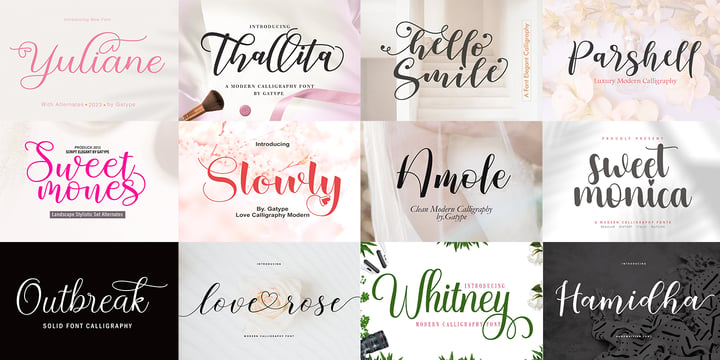 Font Collection 2026 Font Poster 4