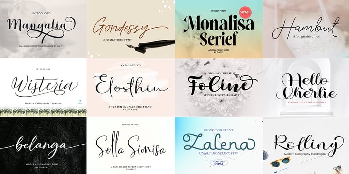 Font Collection 2026 Font Poster 8