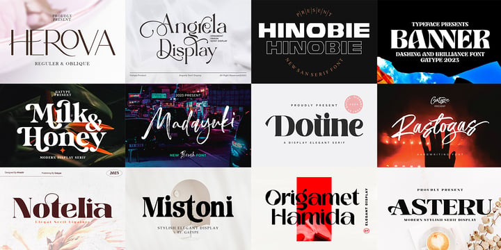 Font Collection 2026 Font Poster 10