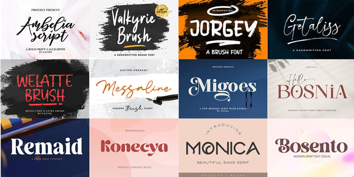 Font Collection 2026 Font Poster 6