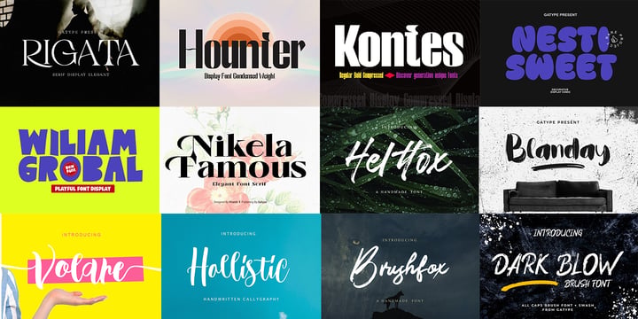 Font Collection 2026 Font Poster 14