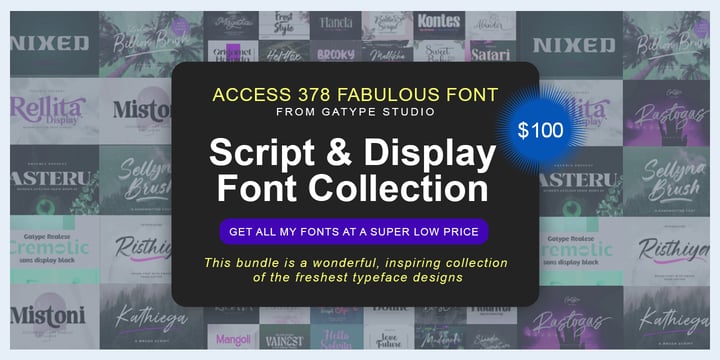 Font Collection 2026 Font Poster 1