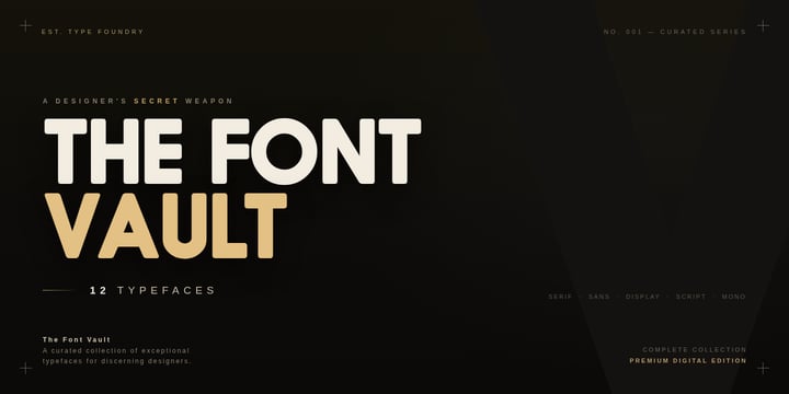 The Font Vault