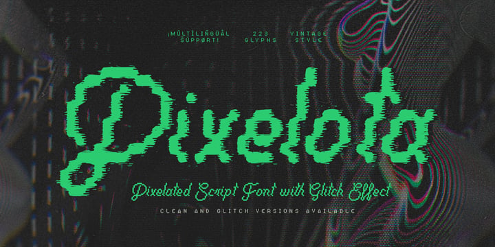 Pixel Fonts Bundle Font Poster 6