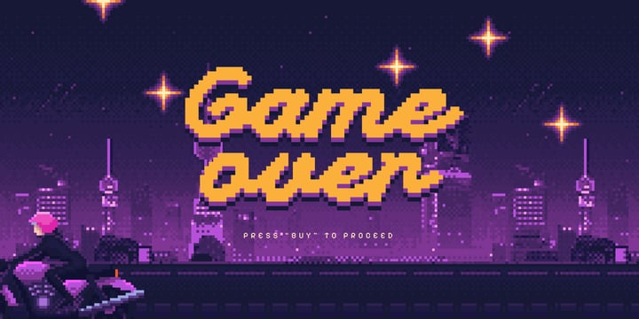 Pixel Fonts Bundle Font Poster 11