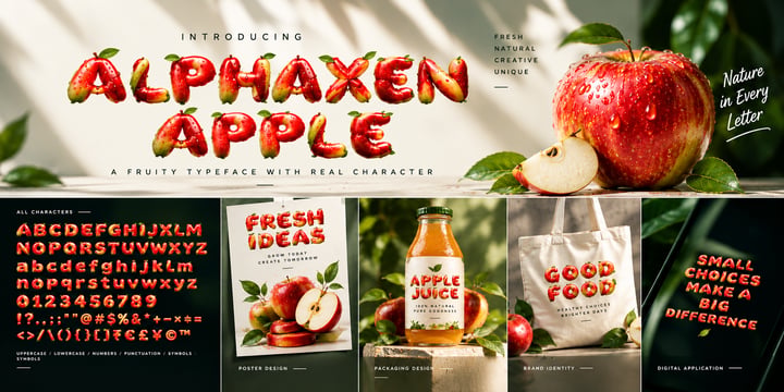 Alphaxen Futureforms Collection Font Poster 9