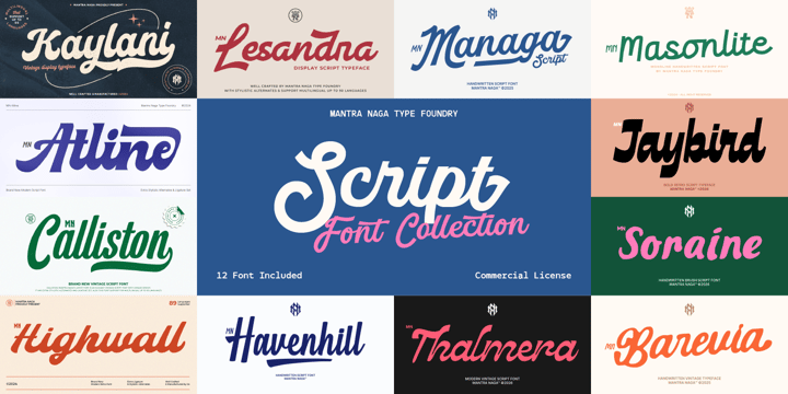 Script Font Collection
