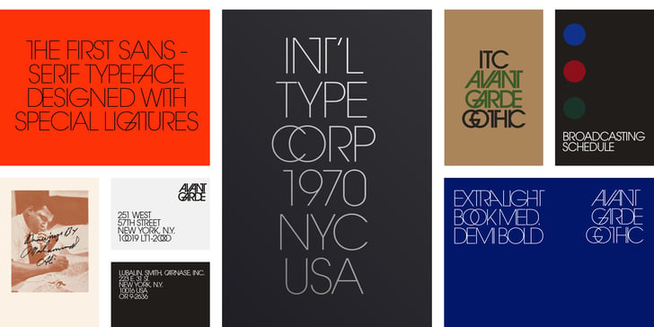 ITC Avant Garde Gothic  Font Poster 5