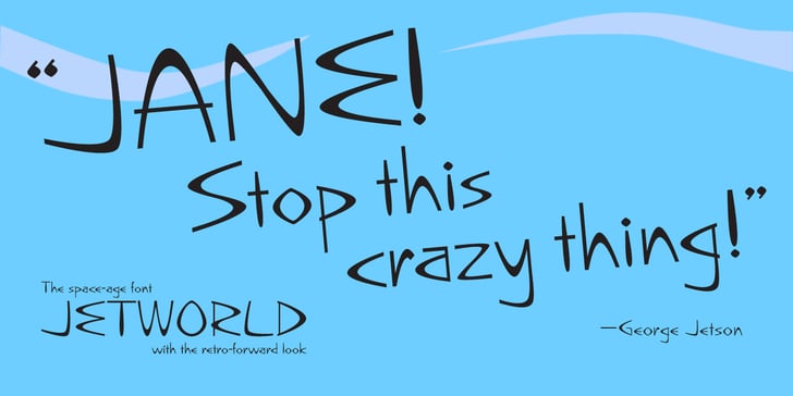 Jetworld  Font Poster 5