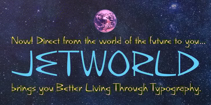 Jetworld  Font Poster 1