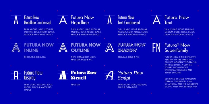 Futura Now  Font Poster 3