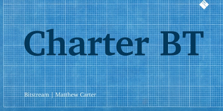 Charter BT  Font Poster 1