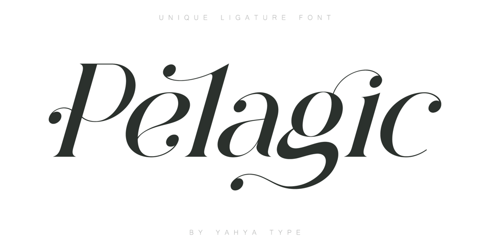 Pelagic Bird font page