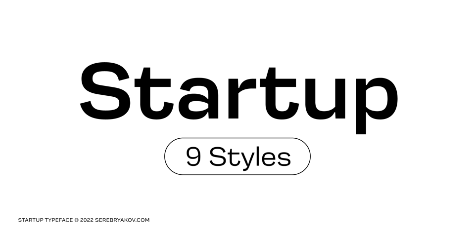 Startup font page