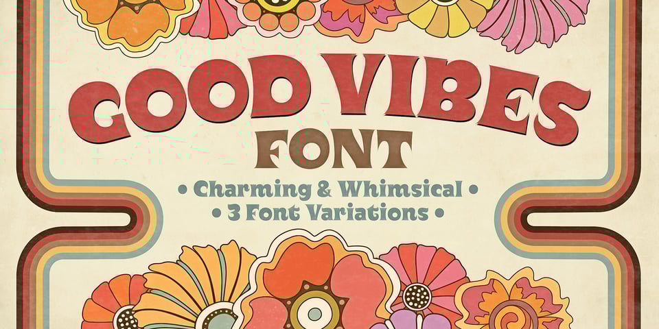 Good Vibes font page