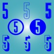 Display Digits Five