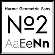 Hurme Geometric Sans No.2