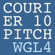 Courier 10 Pitch WGL4