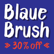 Blaue Brush