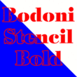 Bodoni Stencil™