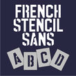 French Stencil Sans JNL