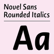 Novel Sans Rounded Italics Pro™