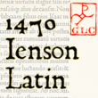 1470 Jenson Latin