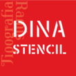 Dina Stencil